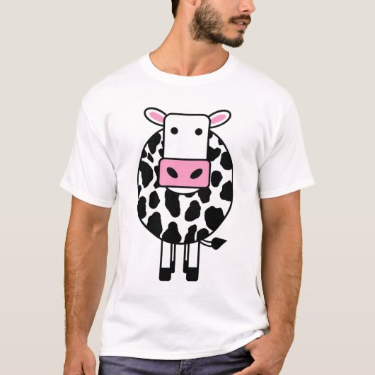 Farbe der KUH B&W hallo-rez T-Shirt (Vorderseite)