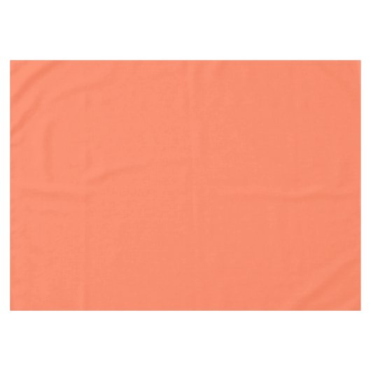 Farbe der Lachskoralle Tischdecke (Vorderseite (Horizontal))