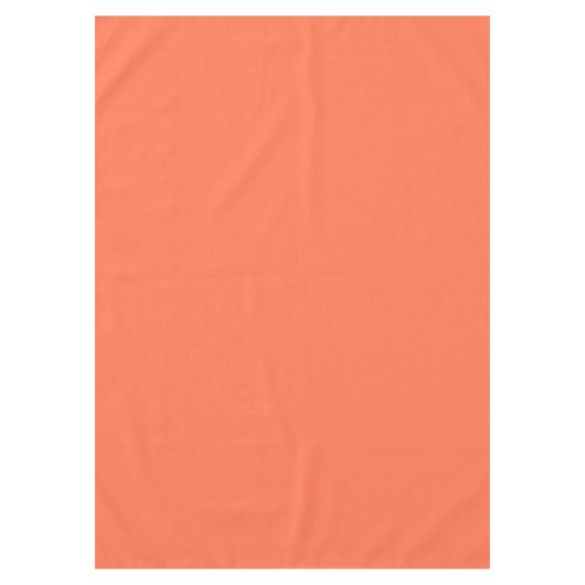 Farbe der Lachskoralle Tischdecke (Vorderseite)