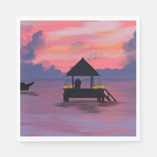 Farbe der Liebe Serviette (Vorderseite)