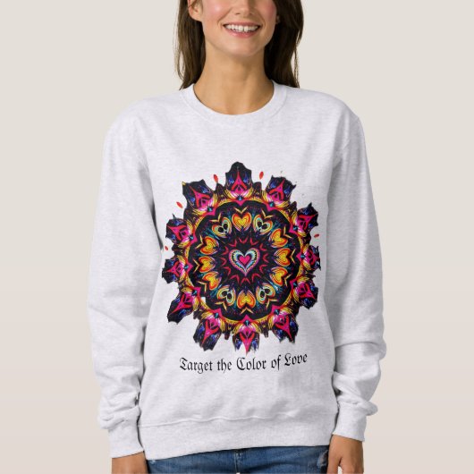 Farbe der Liebe Sweatshirt (Vorderseite)