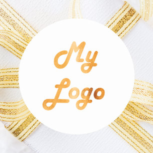 Farbe der Marke für das benutzerdefinierte Logo Runder Aufkleber