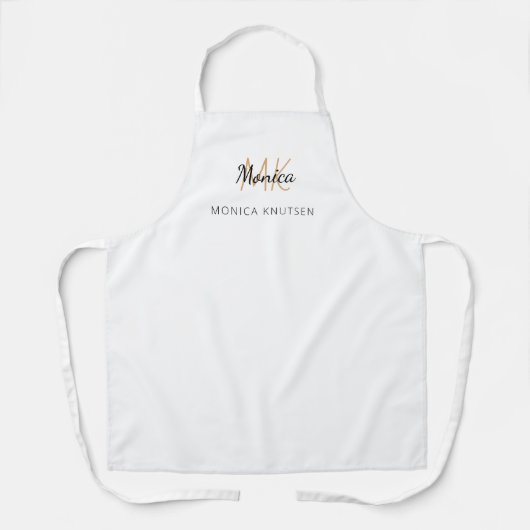 Farbe der Marke Monogram Schürze (Vorderseite)