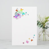 Farbe der Musik Briefpapier (Stehend Vorderseite)