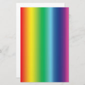 Farbe der Regenbogenflagge Briefpapier (Vorne/Hinten)