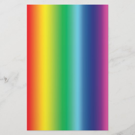Farbe der Regenbogenflagge Briefpapier (Vorderseite)