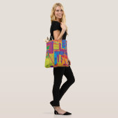 Farbe der Städte Tasche (Am Model)