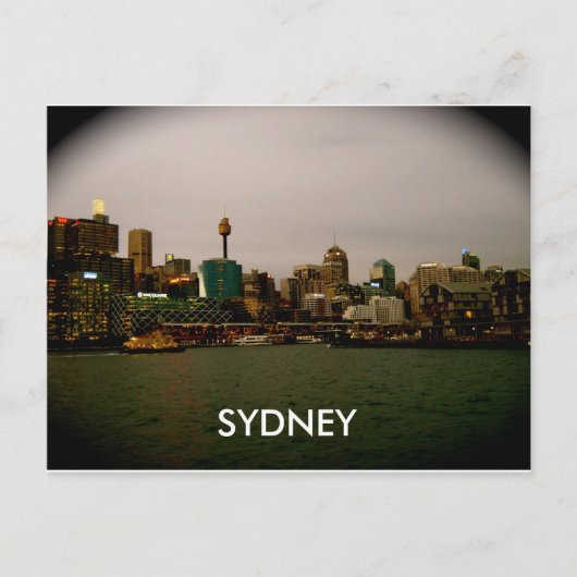 Farbe der Stadtleuchten Postkarte (Vorderseite)