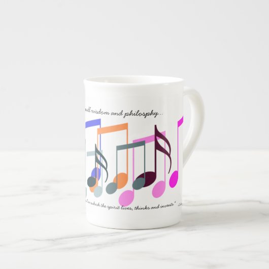 Farbe der Tasse der Musiknoten (Vorderseite Rechts)
