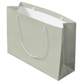 Farbe der weißen Seite Große Geschenktüte (Rückseite Schrägansicht)