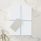 Farbe der weißen Taube Geschenkanhänger (Mit Garn)