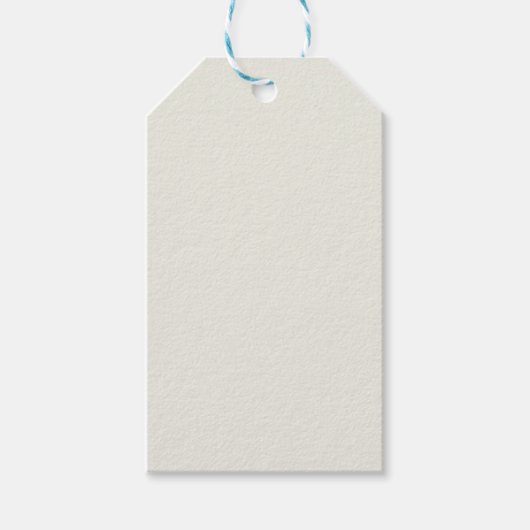 Farbe der weißen Taube Geschenkanhänger (Vorderseite)
