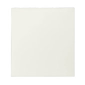 Farbe der weißen Taube Notizblock (Vorderseite)