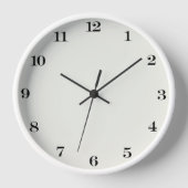 Farbe der weißen Taube Uhr (Vorderseite)
