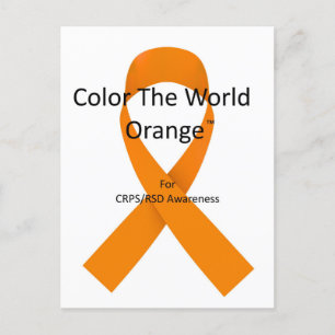Farbe der World Orange™ Postkarte