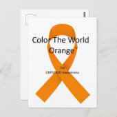 Farbe der World Orange™ Postkarte (Vorne/Hinten)