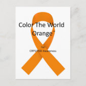 Farbe der World Orange™ Postkarte (Vorderseite)
