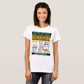 Farbe der Wort-Illusion - Stroop Effekt T-Shirt (Vorne ganz)