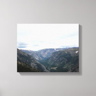 Farbe des Absaroka-Bärzahngebirges 11x14 Leinwanddruck