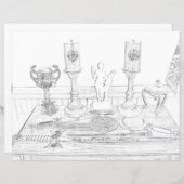 Farbe des Altar Wicca Farbpapier (Vorne/Hinten)