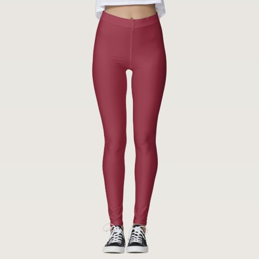 Farbe des Amaranths Leggings (Vorderseite)