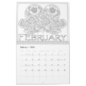 Farbe des benutzerdefinierten Kalenderjahres Kalender (Feb 2026)