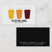 Farbe des Biers | Traditionell 2 Visitenkarte (Vorne/Hinten)