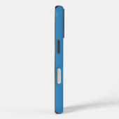 Farbe des blauen Eises (Solid Glacial Blue Ice) Case-Mate iPhone Hülle (Rückseite / Rechts)