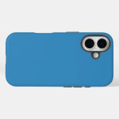 Farbe des blauen Eises (Solid Glacial Blue Ice) Case-Mate iPhone Hülle (Rückseite (Horizontal))