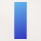 Farbe des blauen Farbverlaufs Yogamatte (Rückseite)