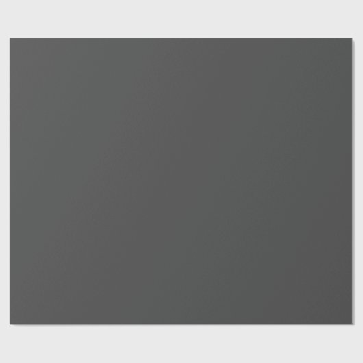 Farbe des dunkelgrauen Blockes Geschenkpapier (Flach)