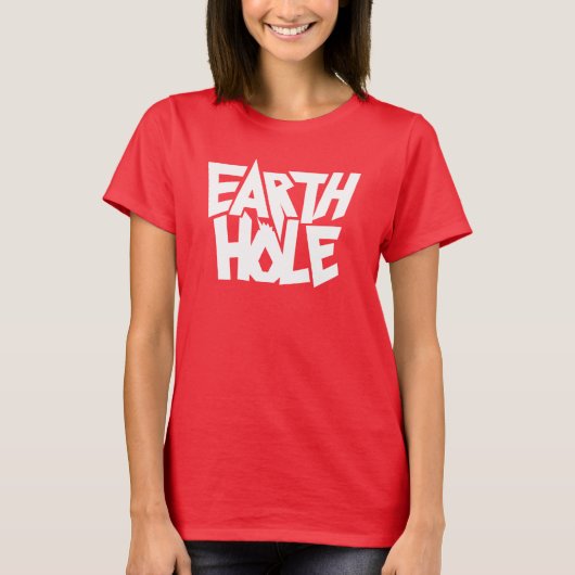 Farbe des Earth Hole-T - Shirt (Vorderseite)