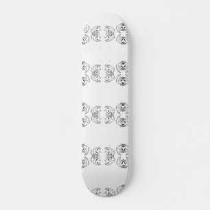 Farbe des eigenen Dragsalotlcors Skateboard