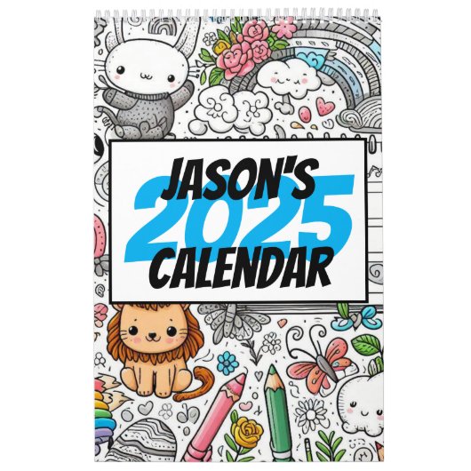 Farbe des eigenen leeren Kalenders Kalender (Titelbild)