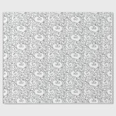 Farbe des eigenen Strumpfhosenmusters Geschenkpapier (Flach)