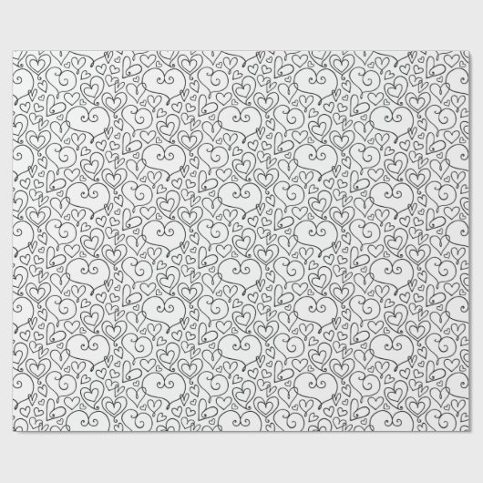 Farbe des eigenen Strumpfhosenmusters Geschenkpapier (Flach)