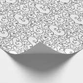 Farbe des eigenen Strumpfhosenmusters Geschenkpapier (Ecke)