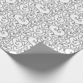 Farbe des eigenen Strumpfhosenmusters Geschenkpapier