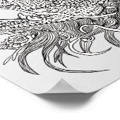 Farbe des eigenen Verzauberungsdrachen Poster (Ecke)