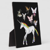 Farbe des Einhorns Fotoplatte (Seite)