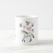 Farbe des Einhorns Kaffeetasse (Mittel)