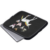 Farbe des Einhorns Laptopschutzhülle (Vorne Knopf)