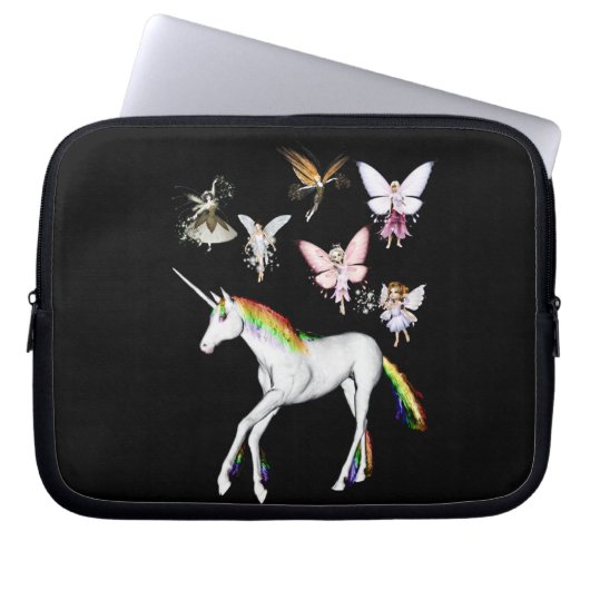 Farbe des Einhorns Laptopschutzhülle (Vorderseite)