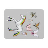 Farbe des Einhorns Magnet (Horizontal)