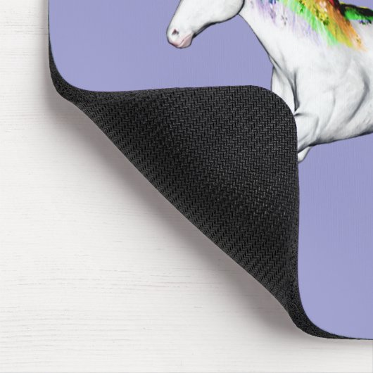 Farbe des Einhorns Mousepad (Ecke)