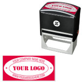 Farbe des Firmenlogos für selbstfarbige Briefmarke Permastempel (Beispiel)