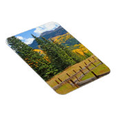 Farbe des Herbstes auf dem Land Magnet (Rechte Seite)