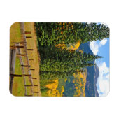 Farbe des Herbstes auf dem Land Magnet (Horizontal)