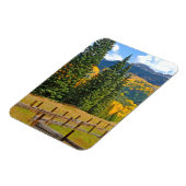Farbe des Herbstes auf dem Land Magnet (Linke Seite)