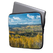 Farbe des Herbstes in flachen Tops | Routinemäßige Laptopschutzhülle (Vorderseite Links)